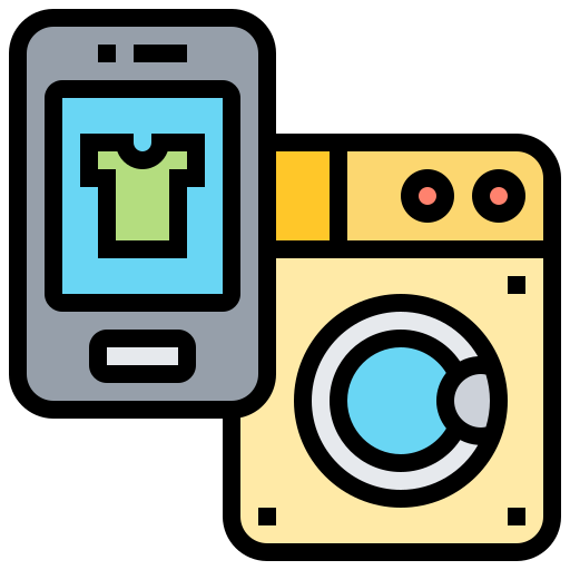 Washing machine Meticulous Lineal Color icon