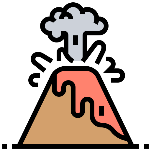 Volcano Meticulous Lineal Color icon