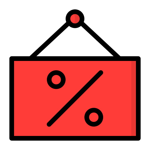 할인 Generic Outline Color icon