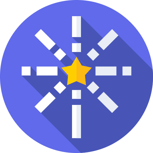 Star Flat Circular Flat icon