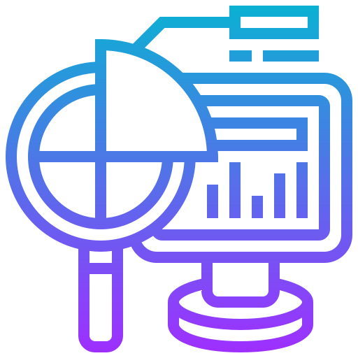 analyse des données Meticulous Gradient Icône