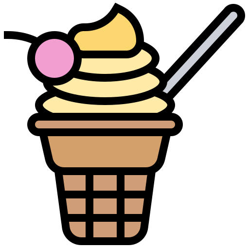 아이스크림 Meticulous Lineal Color icon