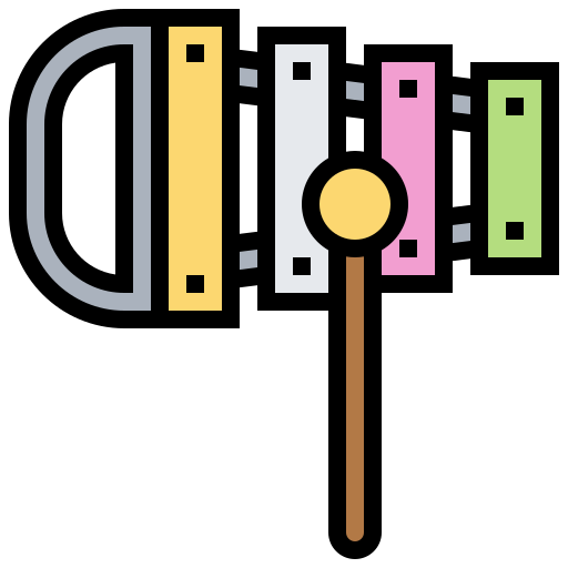 xilofono Meticulous Lineal Color icona
