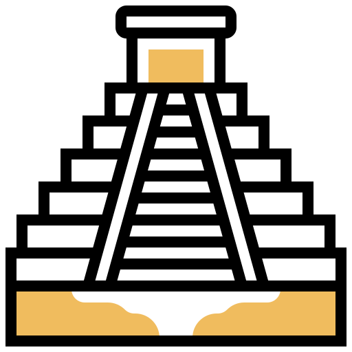 チチェン・イッツァのピラミッド Meticulous Yellow shadow icon