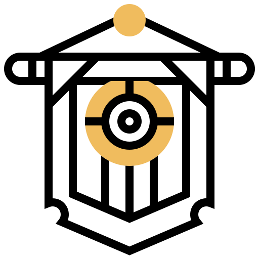 heraldisch Meticulous Yellow shadow icon