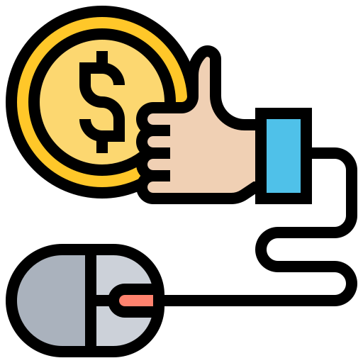 Cost per click Meticulous Lineal Color icon
