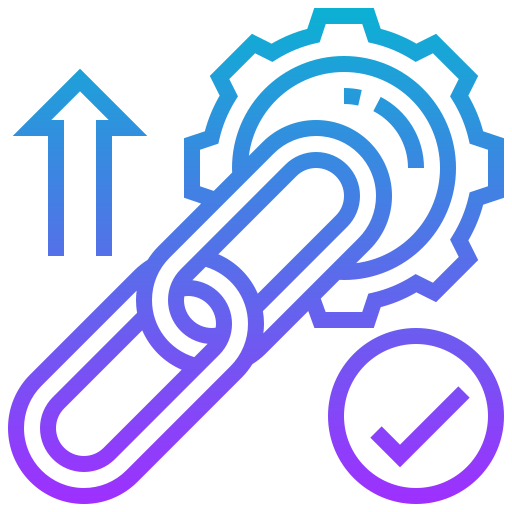 backlink Meticulous Gradient icon