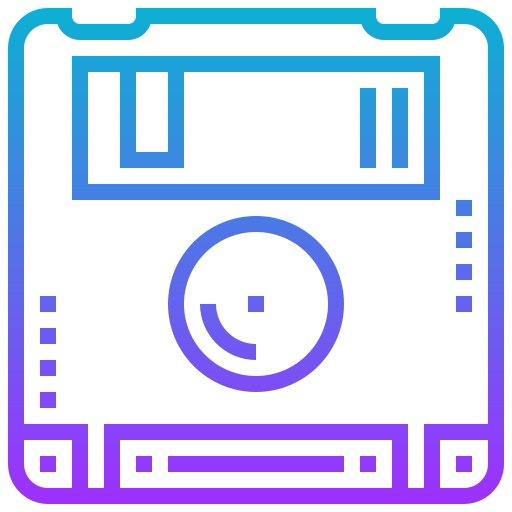 diskette Meticulous Gradient icon