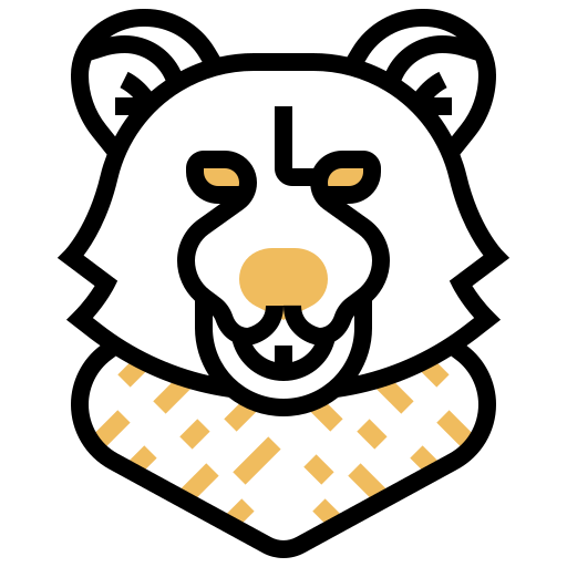 rynek niedźwiedzia Meticulous Yellow shadow ikona