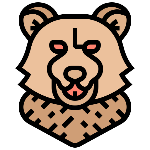 mercato degli orsi Meticulous Lineal Color icona