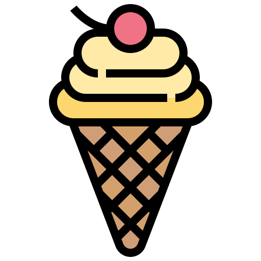 helado Meticulous Lineal Color icono
