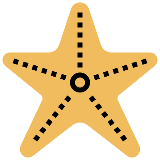 Морская звезда Meticulous Yellow shadow иконка