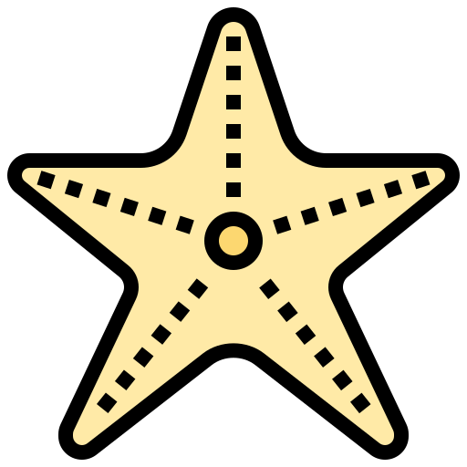 Морская звезда Meticulous Lineal Color иконка