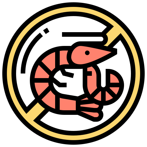 No seafood Meticulous Lineal Color icon