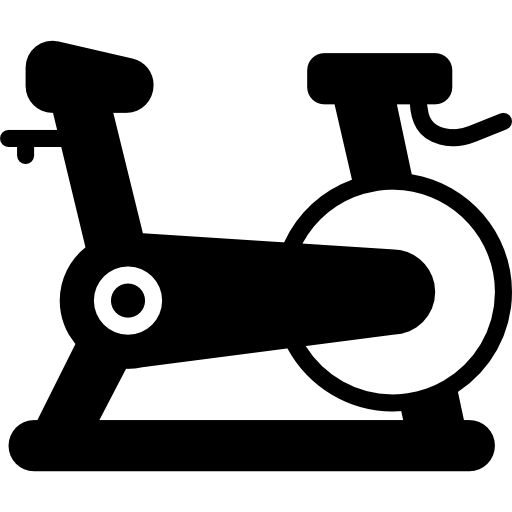 Stationary bicycle Basic Miscellany Fill icon