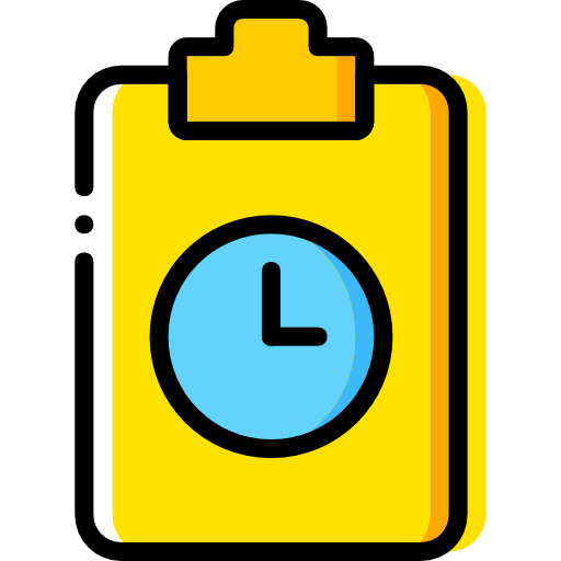 Clipboard Basic Miscellany Yellow icon