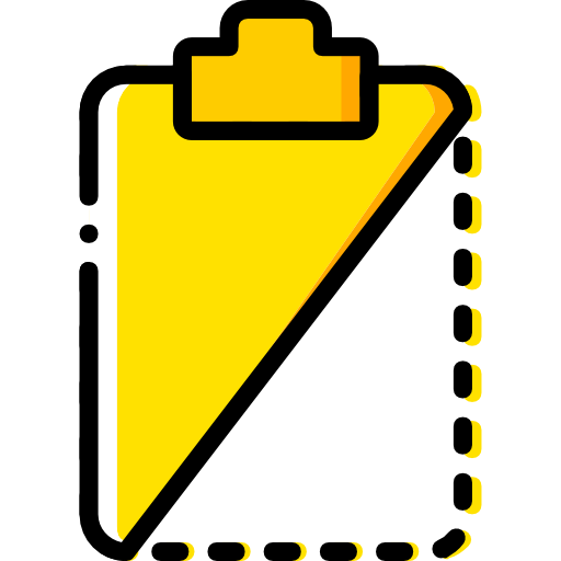 Clipboard Basic Miscellany Yellow icon