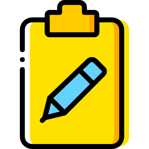 클립 보드 Basic Miscellany Yellow icon