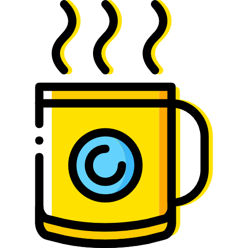 tazza di caffè Basic Miscellany Yellow icona