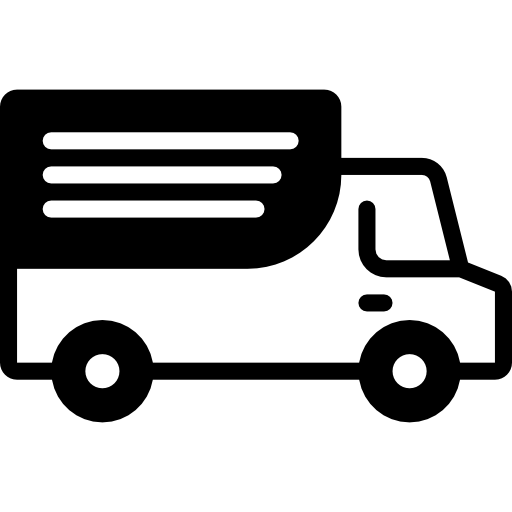 Delivery truck Basic Miscellany Fill icon