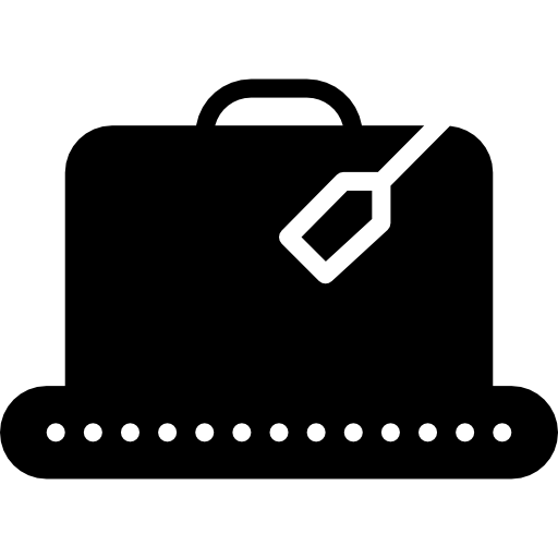 Suitcase Basic Miscellany Fill icon