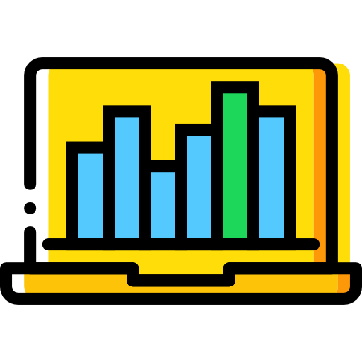 analytics Basic Miscellany Yellow Ícone