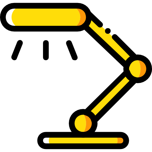 lampe de bureau Basic Miscellany Yellow Icône