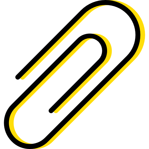 attachement Basic Miscellany Yellow Icône