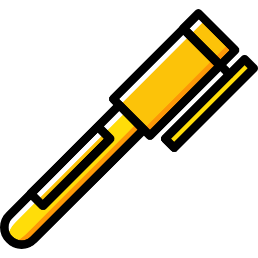 marker Basic Miscellany Yellow icon