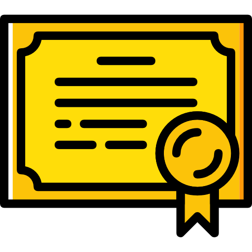diploma Basic Miscellany Yellow icoon