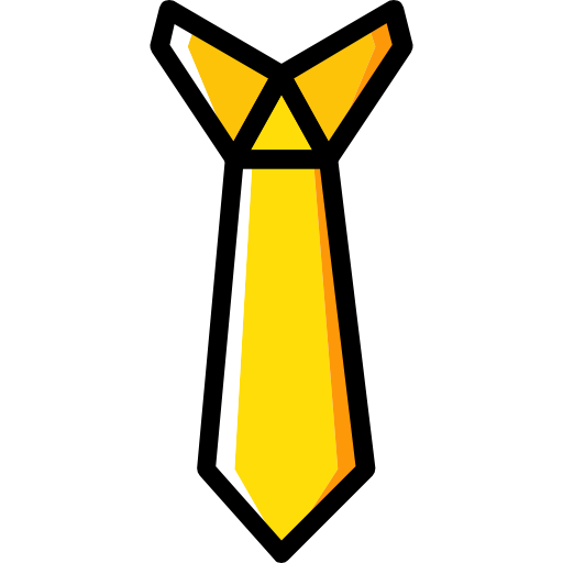 stropdas Basic Miscellany Yellow icoon