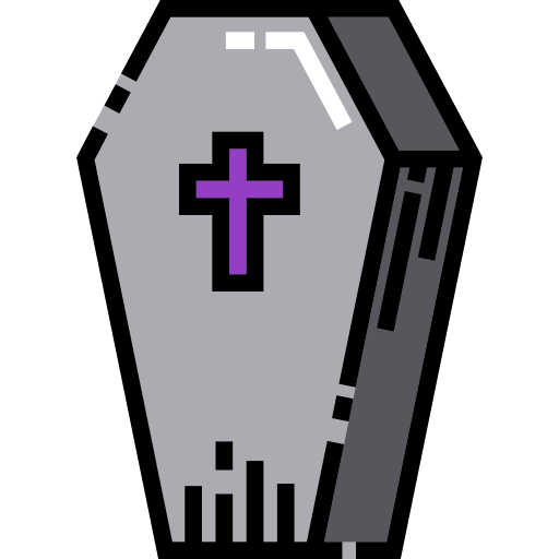棺 Detailed Straight Lineal color icon