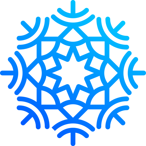 Winter flake Generic Gradient icon