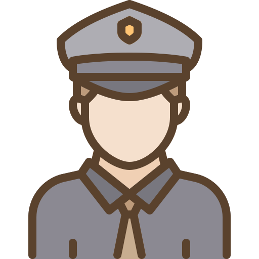 Policeman Berkahicon Lineal Color icon