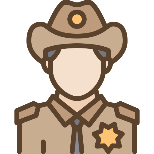 sheriff Berkahicon Lineal Color icon