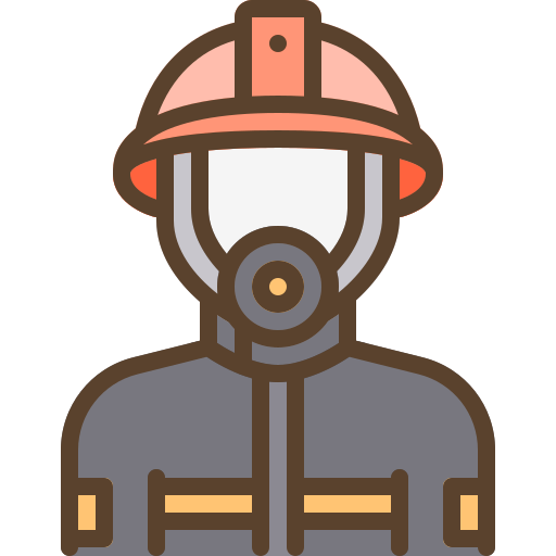 消防士 Berkahicon Lineal Color icon