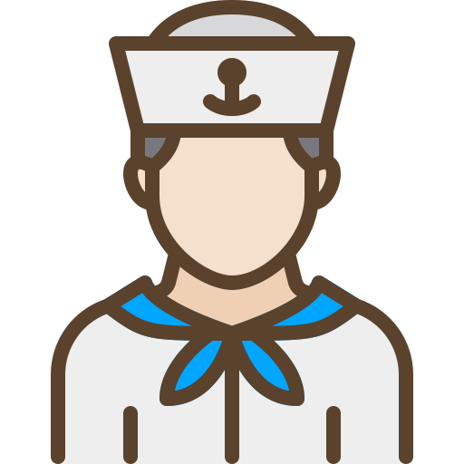 Sailor Berkahicon Lineal Color icon