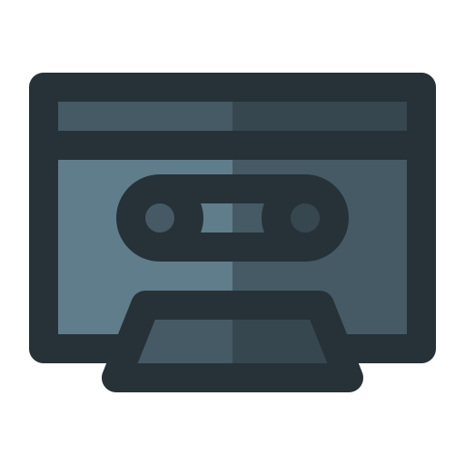 テープレコーダー Generic Outline Color icon