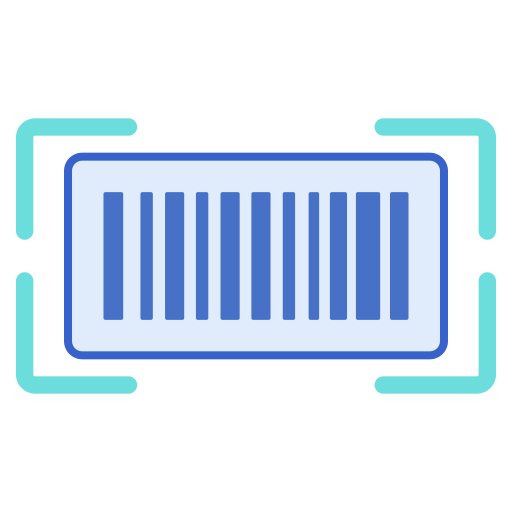 Barcode scanner Flaticons Lineal Color icon