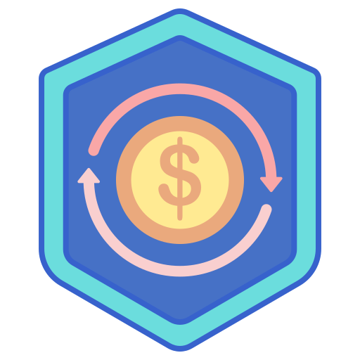 cashback Flaticons Lineal Color icon