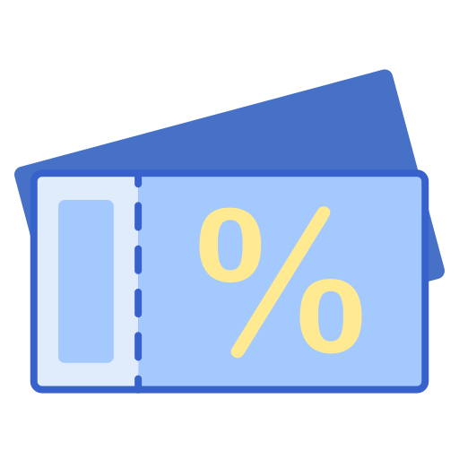 Discount voucher Flaticons Lineal Color icon