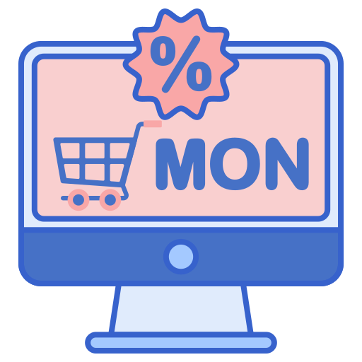Cyber monday Flaticons Lineal Color icon