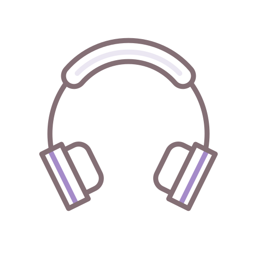 fones de ouvido Flaticons Lineal Color Ícone