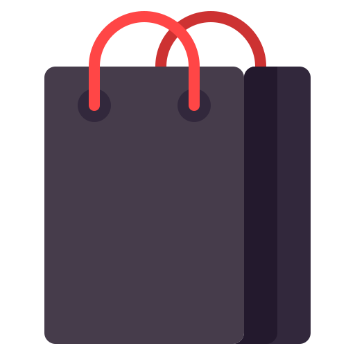 torba na zakupy Flaticons Flat ikona