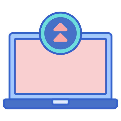 Laptop Flaticons Lineal Color icon