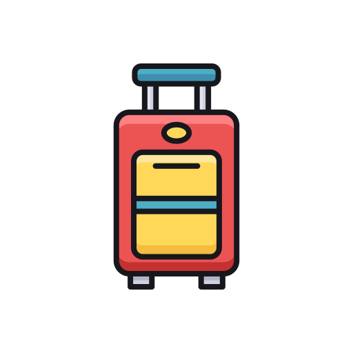 スーツケース Flaticons Lineal Color icon