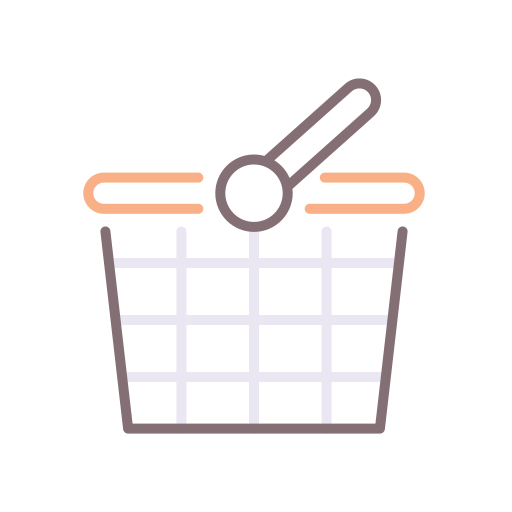 Shopping basket Flaticons Lineal Color icon