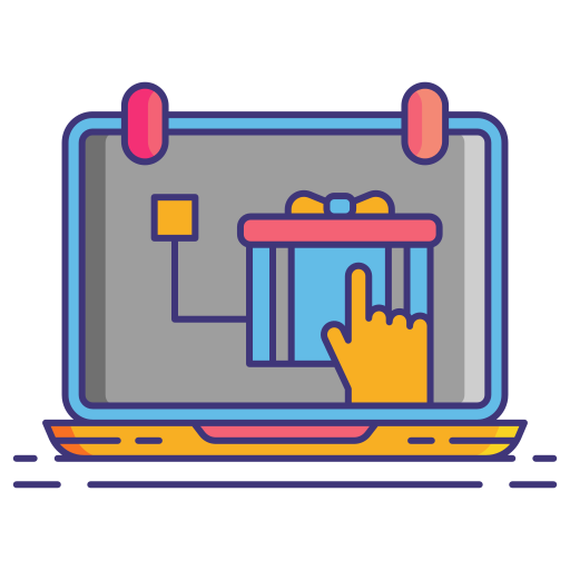 Online shop Flaticons Lineal Color icon