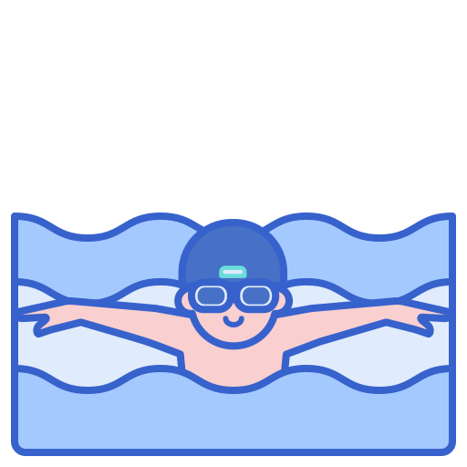 pływak Flaticons Lineal Color ikona
