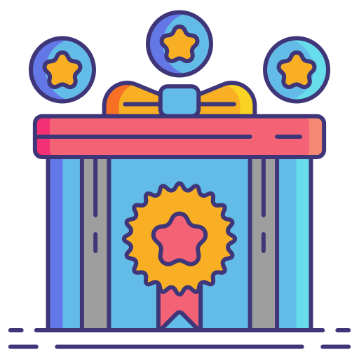 Gift Flaticons Lineal Color icon